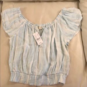 L.A Hearts Light blue top